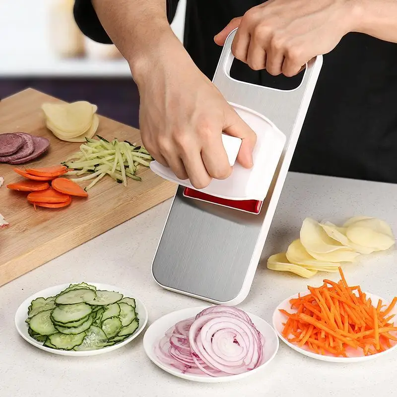 Многофункциональный фрукты растительное срез Dicer Нержавеющая сталь картофеля
