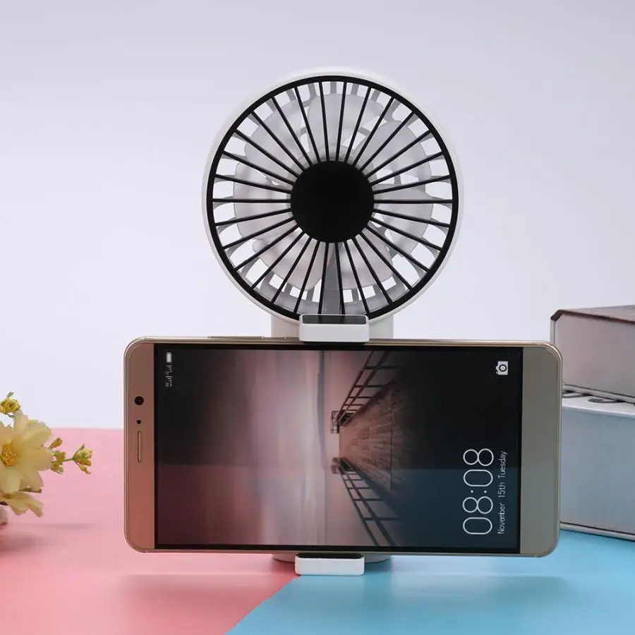 Настольный мини вентилятор USB Портативная подставка для телефона креативные