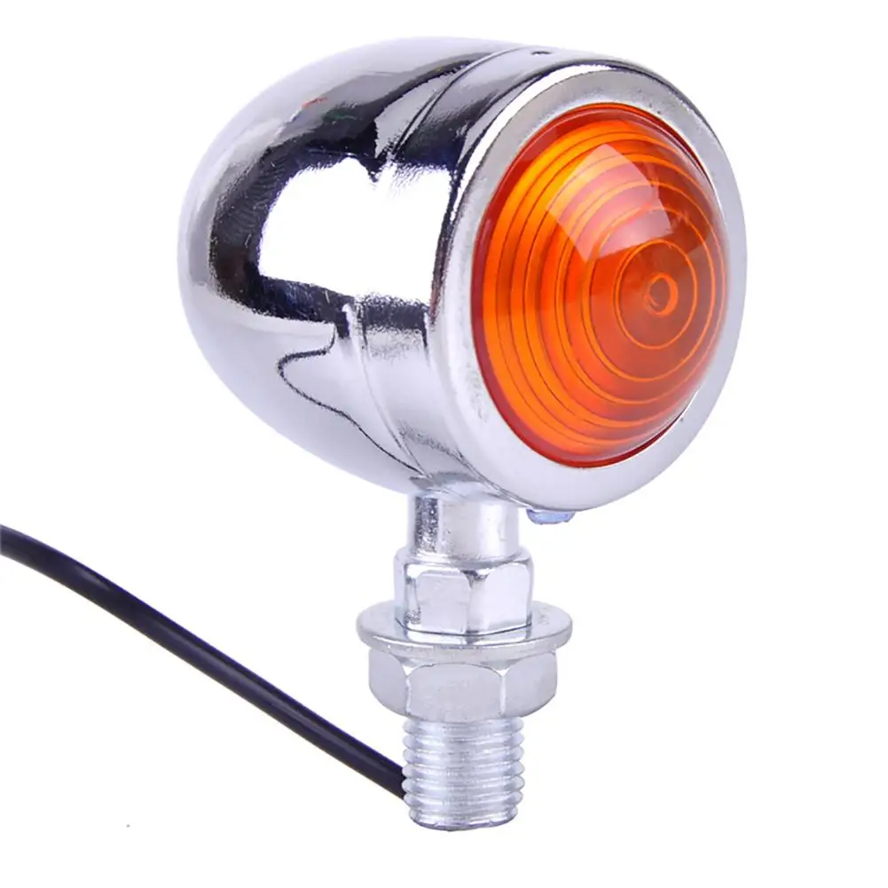 Стильный мотоцикл изменение отложным воротником поворотник Ретро пуля