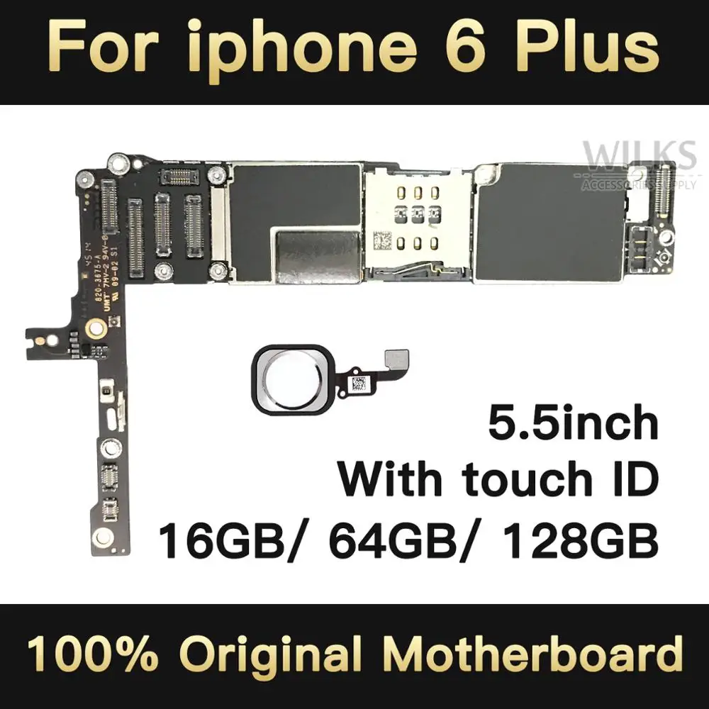 Разблокированная материнская плата для iphone 6 plus 16 ГБ 64 128 IOS логическая