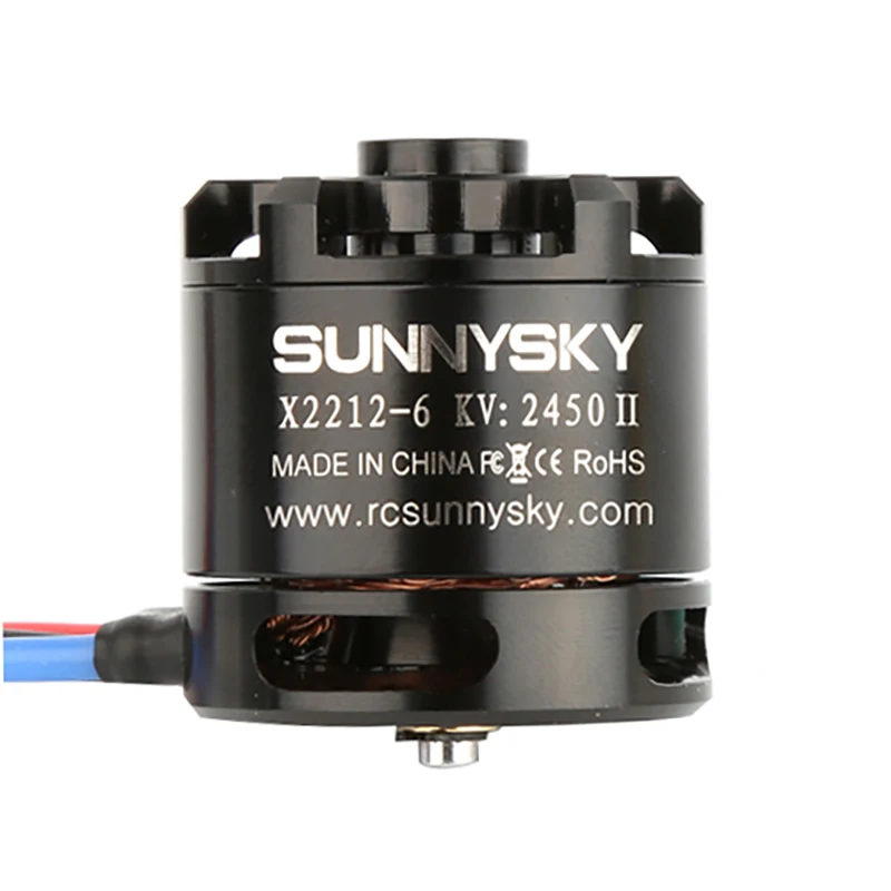 Оригинальный бесщеточный двигатель SUNNYSKY X2212 KV980/KV1250/KV1400/KV2100/KV2450 (короткий вал)