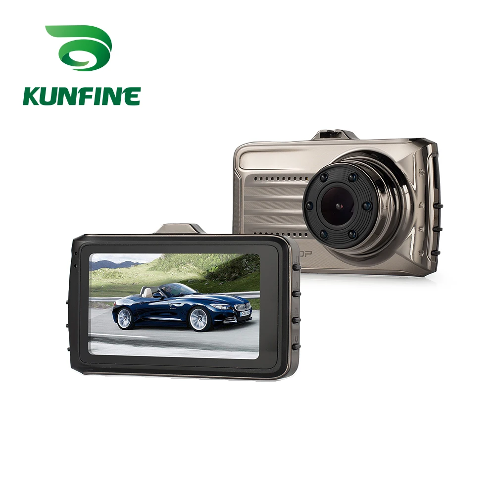 KUNFINE 3 &quot1080P запись видеорегистратор Автомобильный Камера заднего вида две