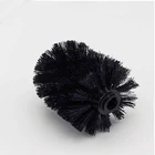 1 шт. черный белый держатель для головки унитаза, сменная универсальная Чистящая Щетка для ванной Туалет аксессуары для чистки