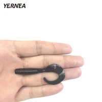 yernea 10pcslot 6cm 1 9 g fishing lure silicone soft baits soft lure worm shrimp fishing tackle artificial tail maggots