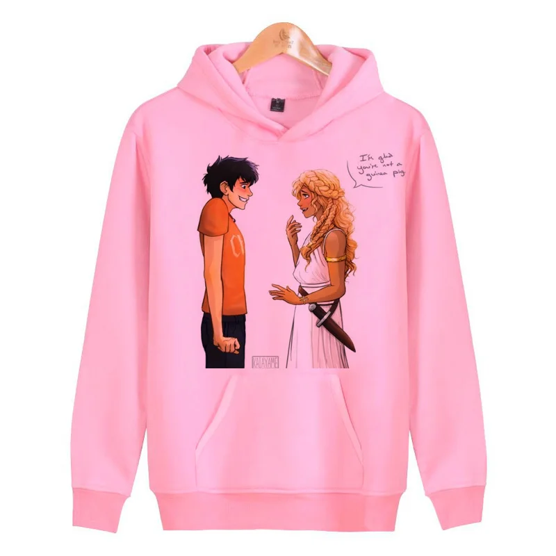 percy jackson High Street hoodie stitching letters casual hoodies men women plus hooded the coolest hip hop clothes V4088 | Мужская