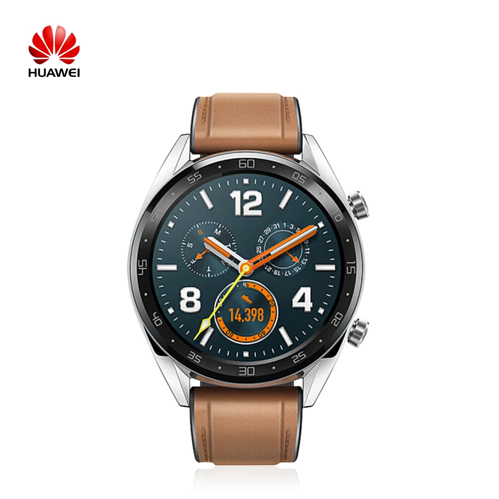 Смарт часы Huawei GT 1 39 дюймов Экран Cortex M4 чипы Мобильных Платежей AI алгоритмом