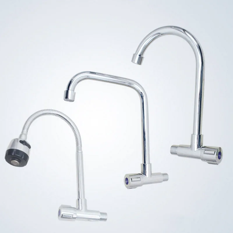 Кухонный вертикальный смеситель для раковины медный кран холодной и горячей