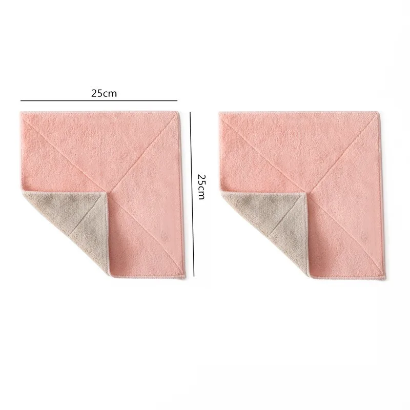 2 шт. упак. квадратная двухсторонняя салфетка для очистки кухонной посуды