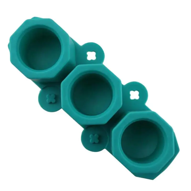 3 отверстия силиконовая форма для бетона керамическая глина ремесло литье