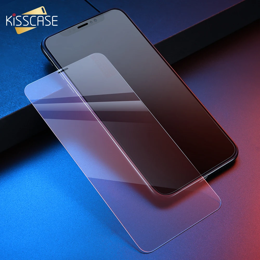 KISSCASE HD защита для экрана из углеродного волокна iPhone X XS XR MAX устойчивая к царапинам
