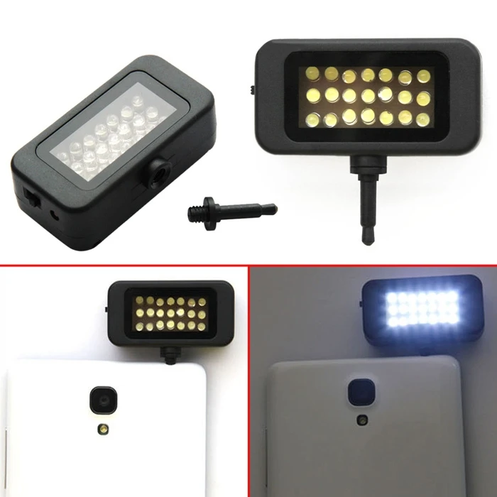Mini Portable Universal LED Flash Fill Light Clip-On Selfie Circle Ring Lamp W/ 3.5mm Interface For Huawei P10 iPhoneX SamsungS9 |