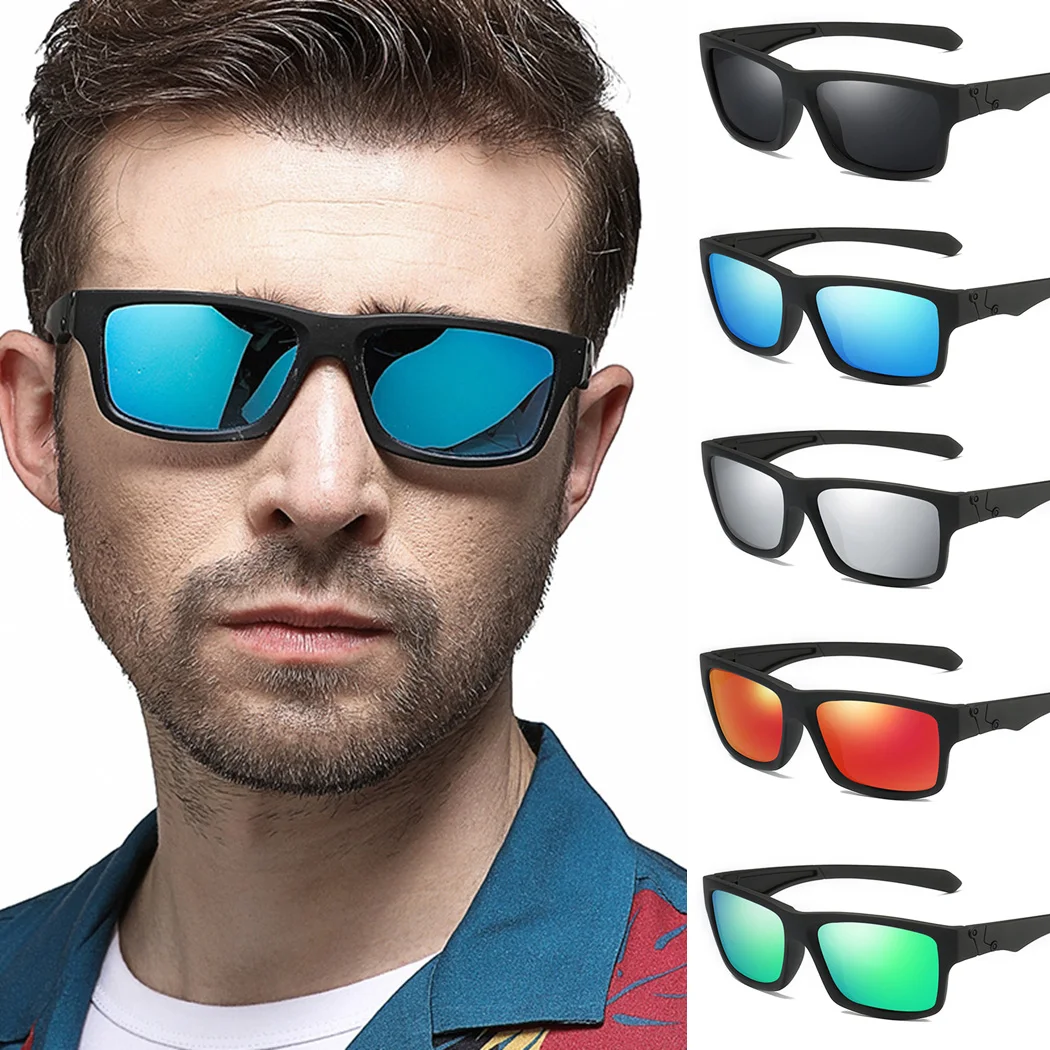 Спортивные уличные поляризованные солнцезащитные очки UV400 зеркальные Gafas