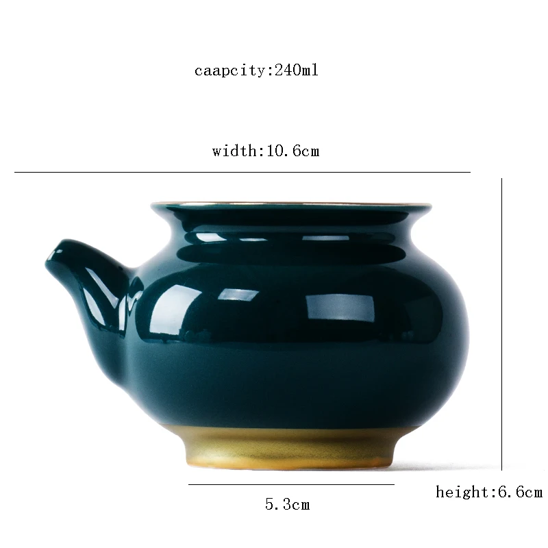 240 мл керамический фарфор Jingdezhen ярмарка чашка ручной работы Золотая граница