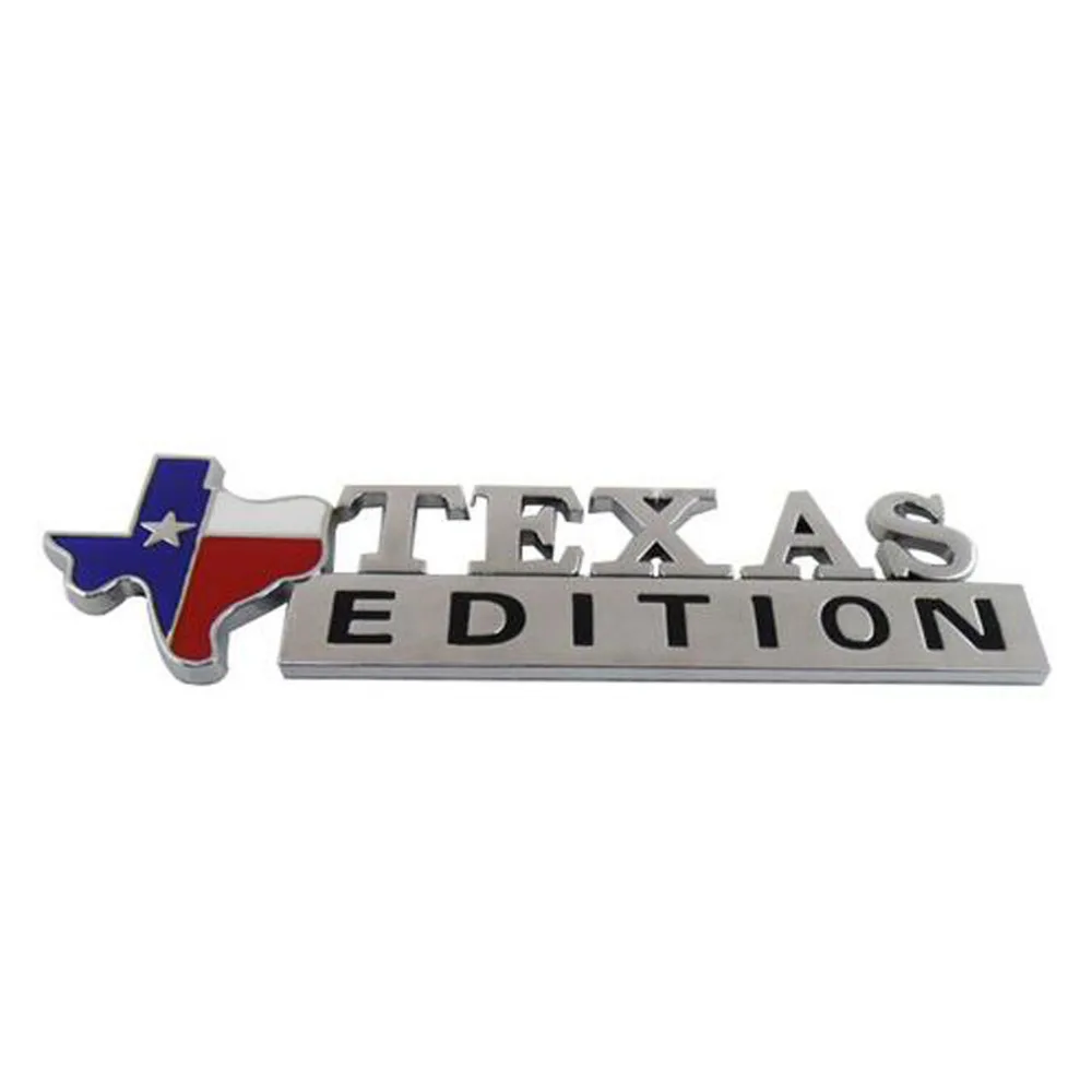 3D металлическая эмблема TEXAS EDITION стикер автомобиля эмблемы для Ford универсальных