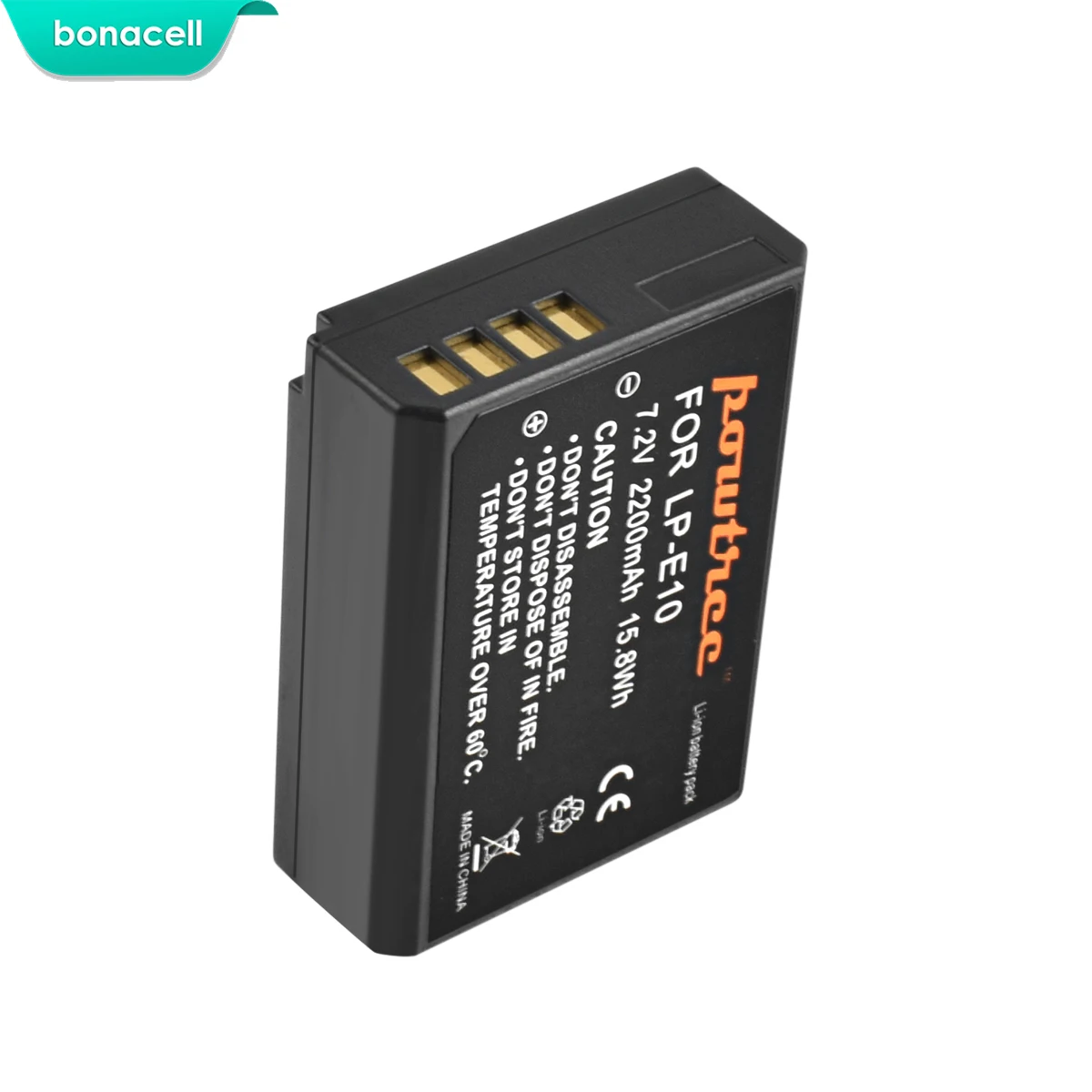 Bonacell 2200 мАч LP E10 LPE10 камера батарея + ЖК зарядное устройство для Canon 1100D 1200D 1300D Rebel T3 T5