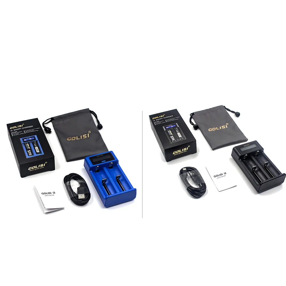 Умное зарядное устройство LEORY Golisi I2 с USB портом 2 А ЖК дисплей для литий
