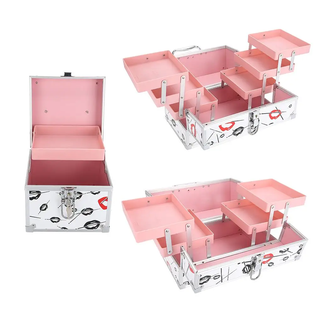 Новый набор инструментов для макияжа профессиональная косметическая коробка