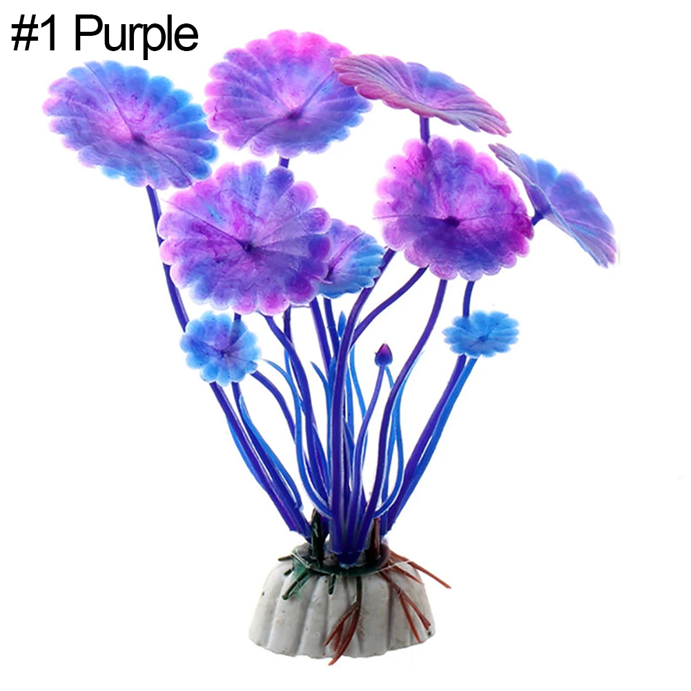 Artificial Grass Plastic Water Plant Decoration Ornament for Aquarium Fish Tank Plants | Дом и сад