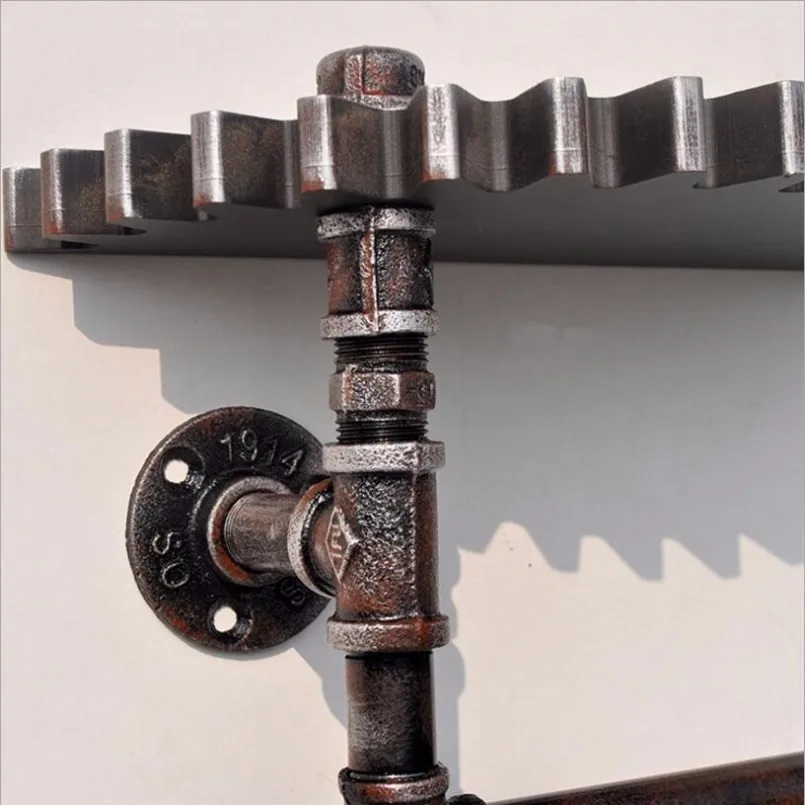 Новые декоративные полки в стиле ретро многофункциональные поделки деревянная