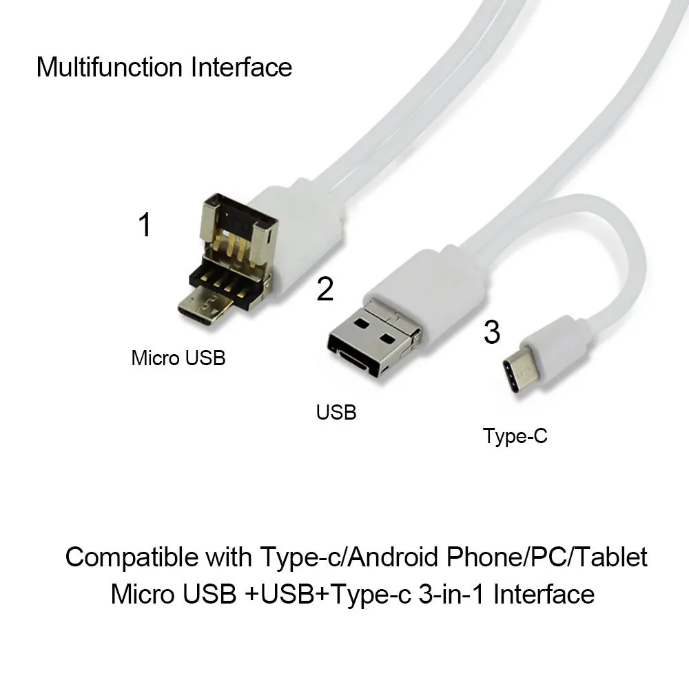 CHUYI высокоскоростной USB C концентратор 4 порта USB2.0 Micro OTG сплиттер с адаптером для