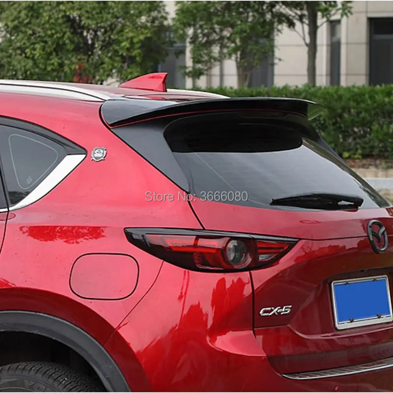 Неокрашенный задний спойлер из АБС пластика для Mazda CX 5 CX5 2017 2018 2019|Спойлеры и