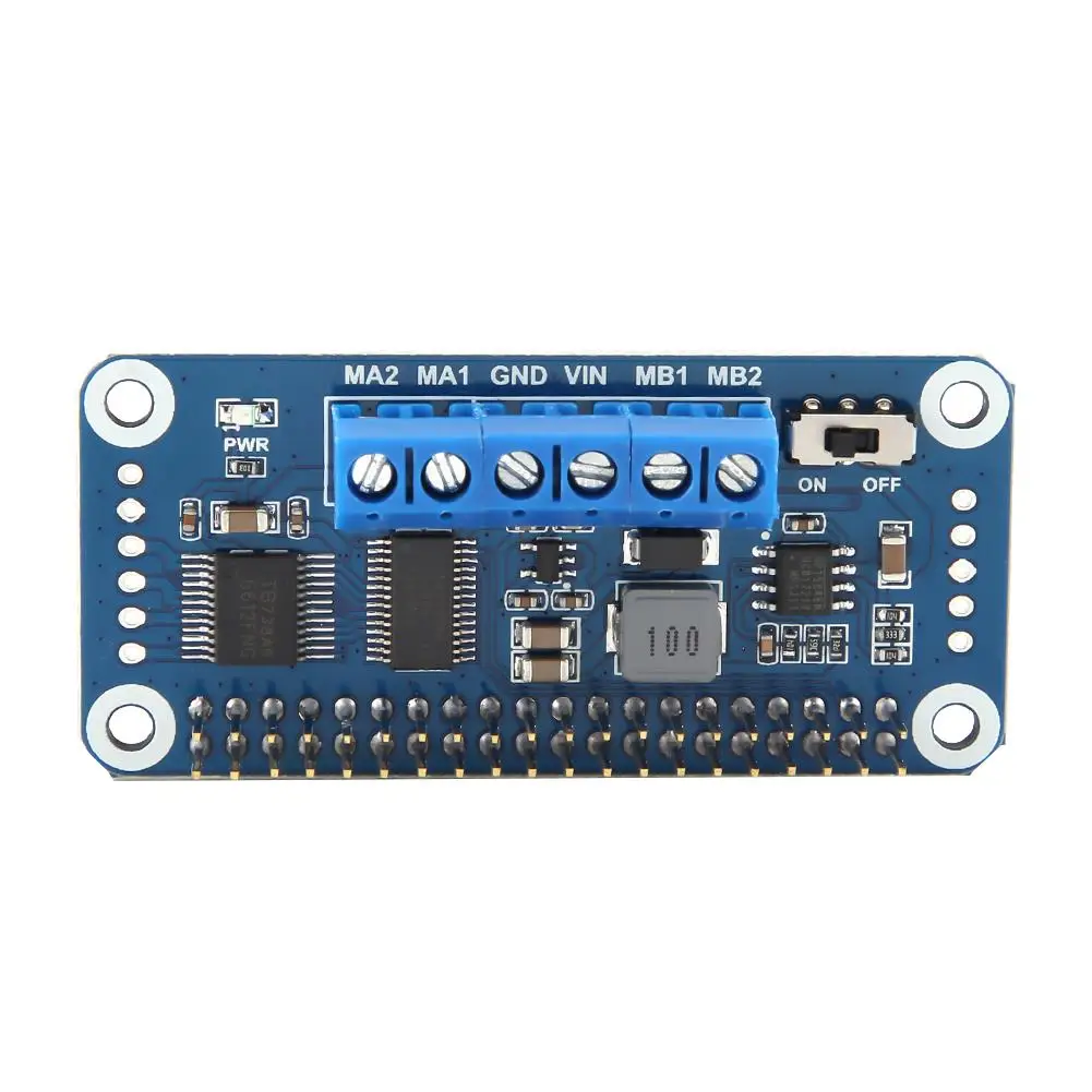 Плата драйвера двигателя постоянного тока PWM Dual H Bridge I2C интерфейс для Raspberry Pi 2