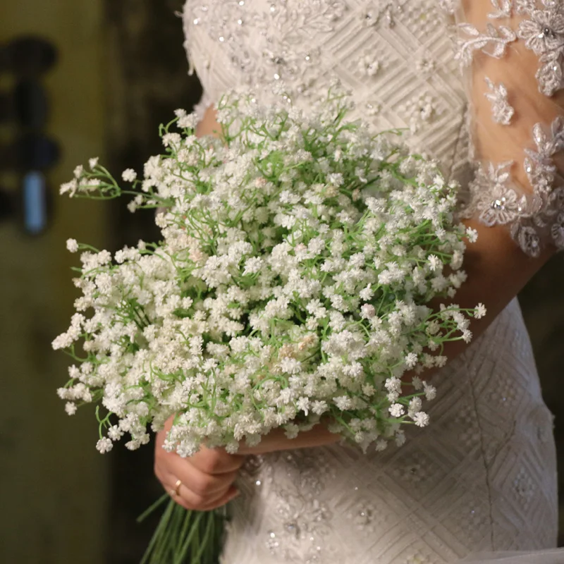 1 шт. белые детские дышащие цветы искусственные поддельные Gypsophila DIY Цветочные