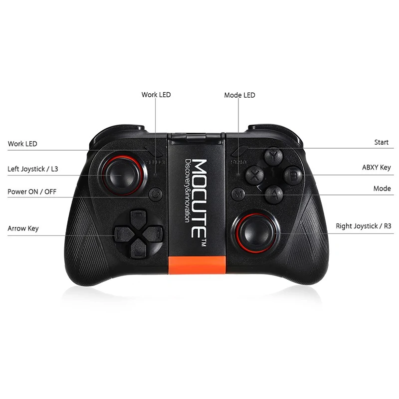 MOCUTE 050 беспроводной Bluetooth геймпад контроллер для компьютерных игр Pubg мобильный ПК
