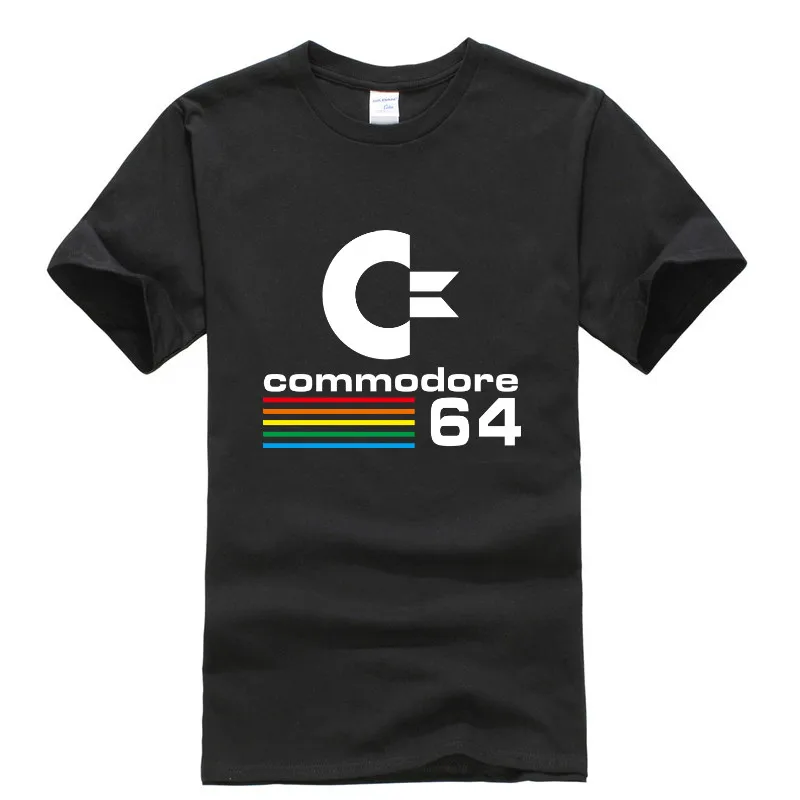 2018 летние Commodore 64 Футболки C64 SID Amiga Ретро 8-бит очень классный дизайн футболки