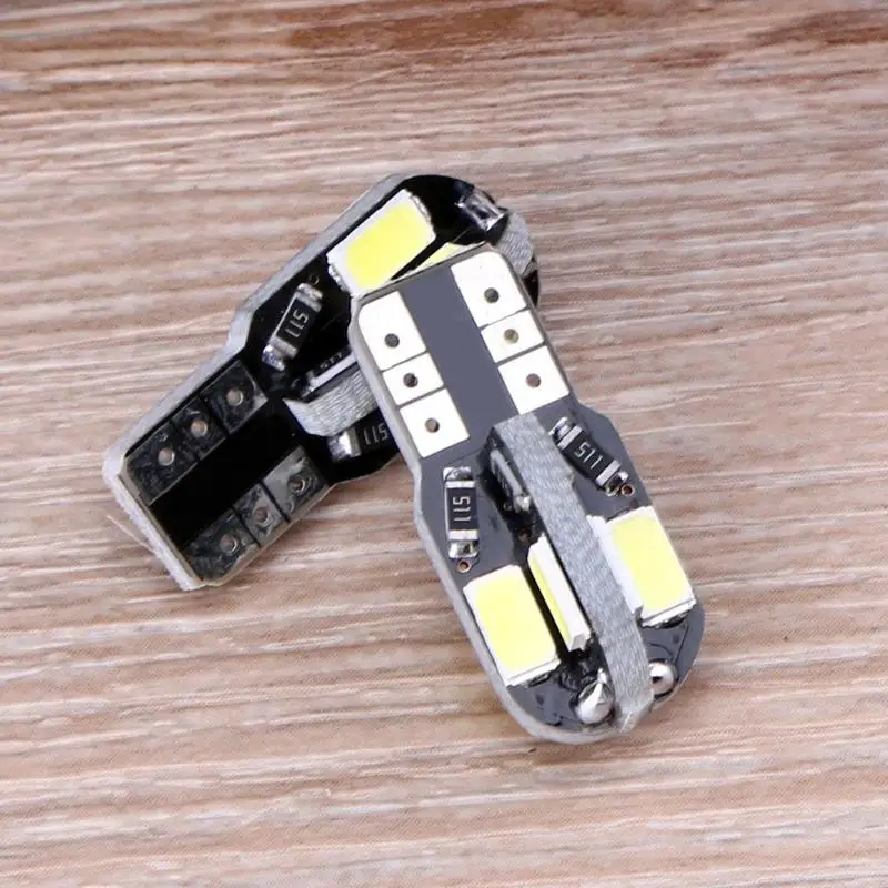 2 шт. T10 8SMD 5730 Автомобильная интерьерная лампа автомобильная для чтения крыши