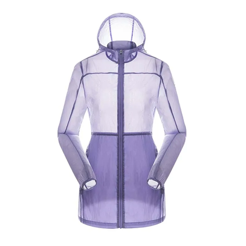 Летние женские быстросохнущие куртки с защитой от ультрафиолета дышащие