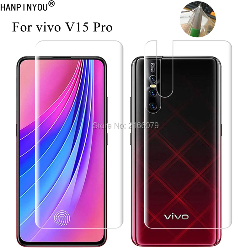 Защитная пленка для vivo V15 Pro V15Pro 6 39 дюйма мягкая ТПУ Передняя и задняя