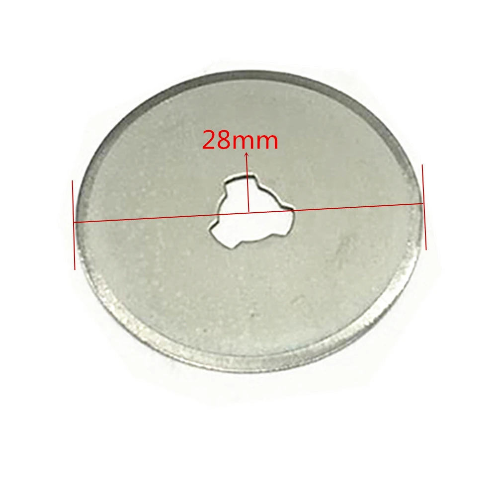 200 шт. 28 мм рефилл лезвия роторные резаки ткань бумага круговой резки Лоскутная