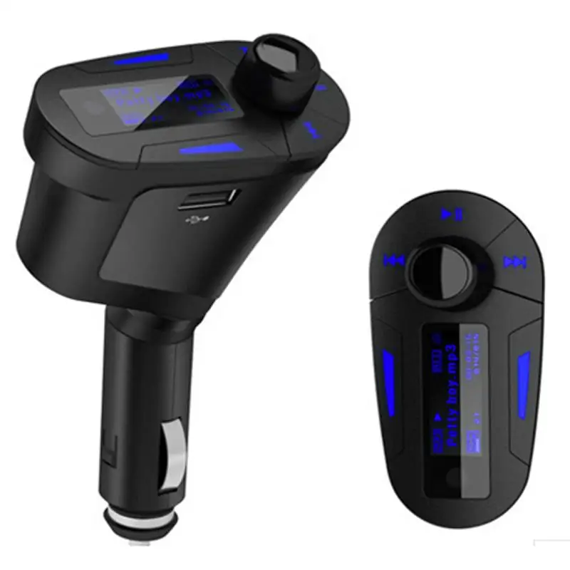 VODOOL автомобильный ЖК FM передатчик беспроводной Bluetooth MP3 аудио плеер музыкальный FM модулятор с пультом дистанционного управления Поддержка карты памяти