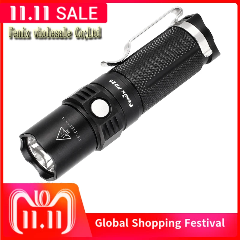 2015 Новый EDC Fenix PD25 XP L 550 люмен CR123A или 16340 аккумулятор большой яркий светодиодный