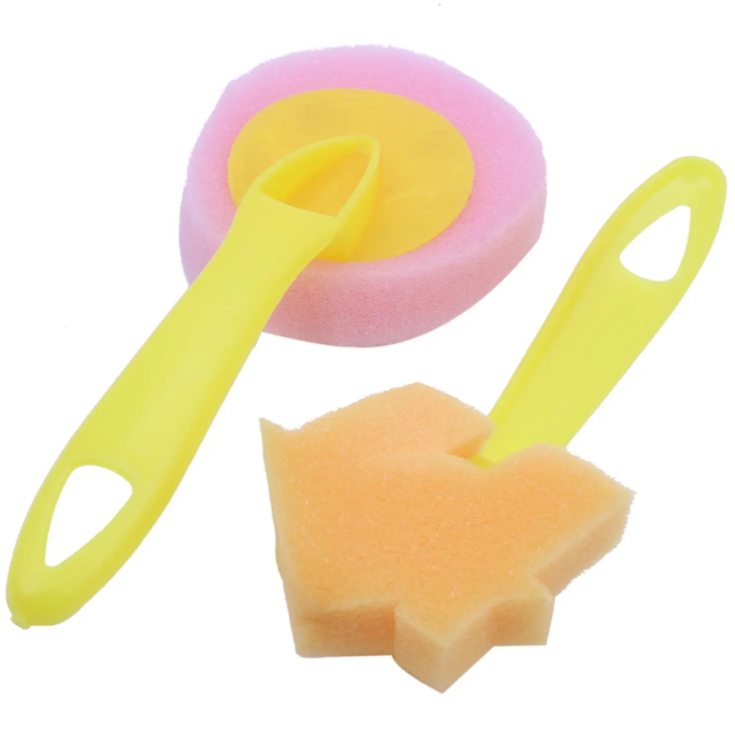 21 шт. цветочные губки для рисования кисти детей раннего обучения инструменты