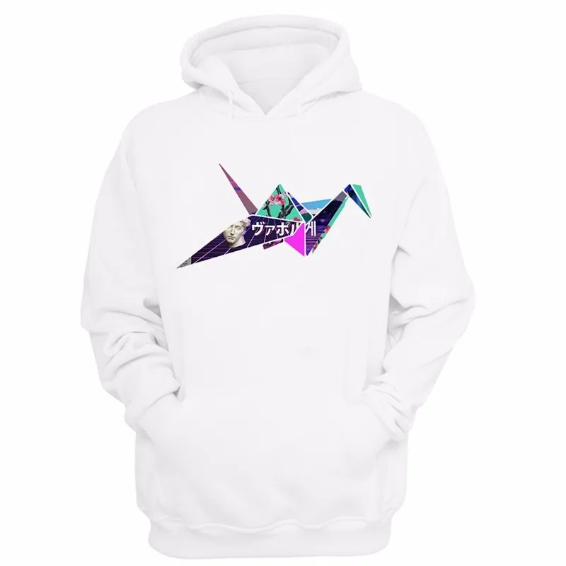 

Vaporwave Hoodie Aesthetic Hoodies Sweatshirts Printed Harajuku Hoodie Men 2019 Spring Pullover Casual Sporstwear Men Women