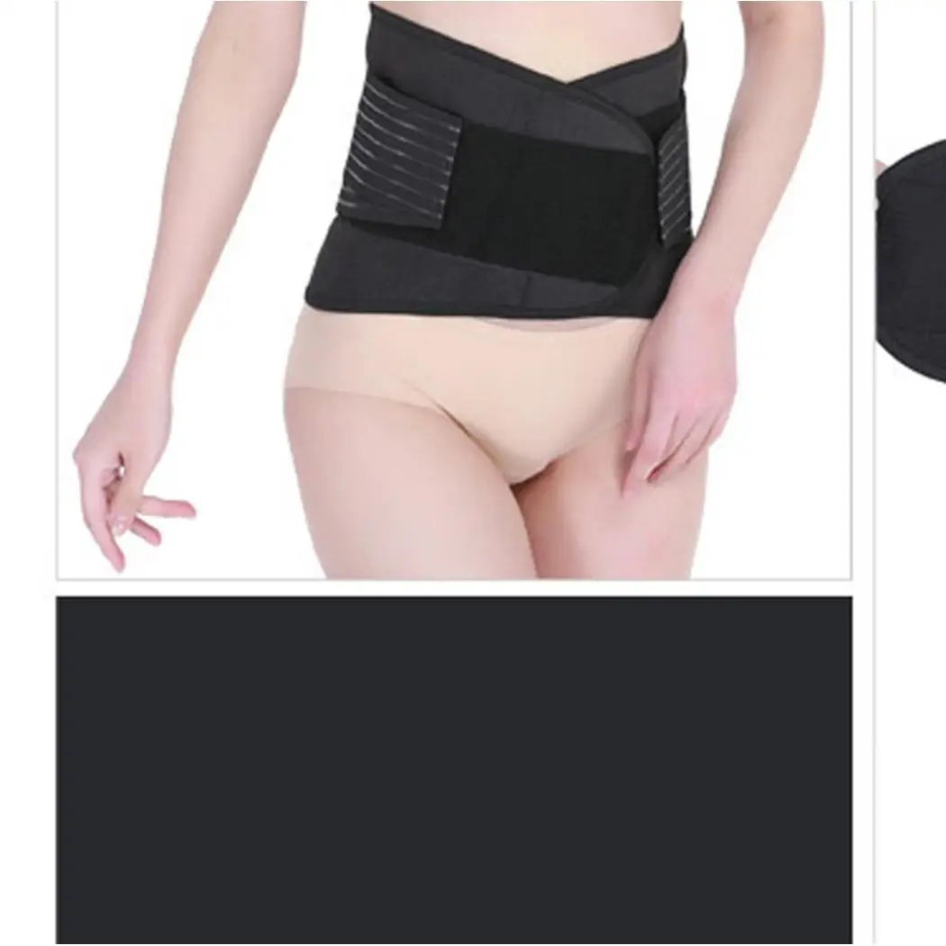 ANCHEER Регулируемый пластинчатый ремень Поясничный межпозвоночный диск черный