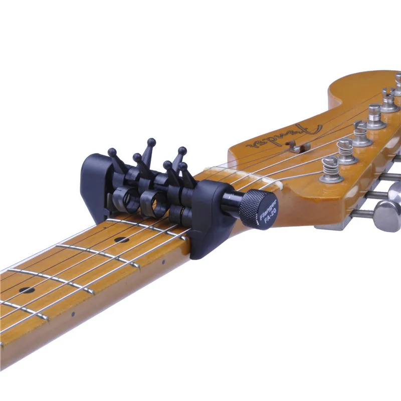 Zebra Многофункциональный 6 Chord Capo открытый тюнинг паук аккорды портативный