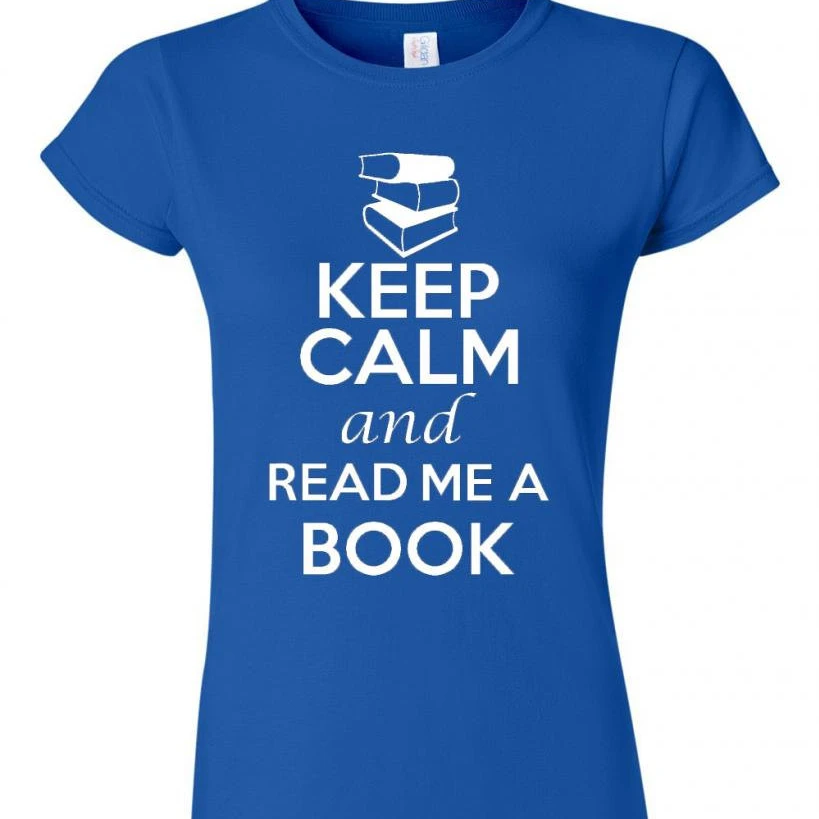 Junior сохранять спокойствие и читать мне книгу Футболка Tee|Футболки| |