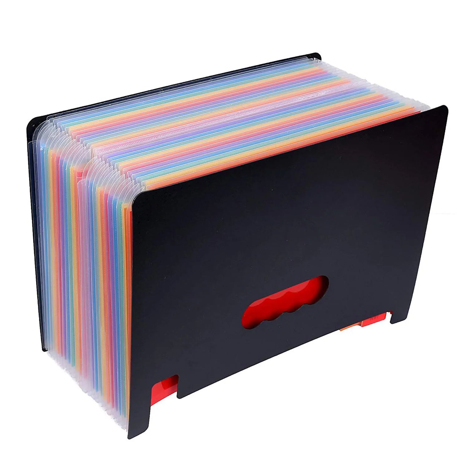 24 Pockets Expanding File Folder Large Space Design A4 Filing Folders Box Business Home Office Document Accordion St | Канцтовары для