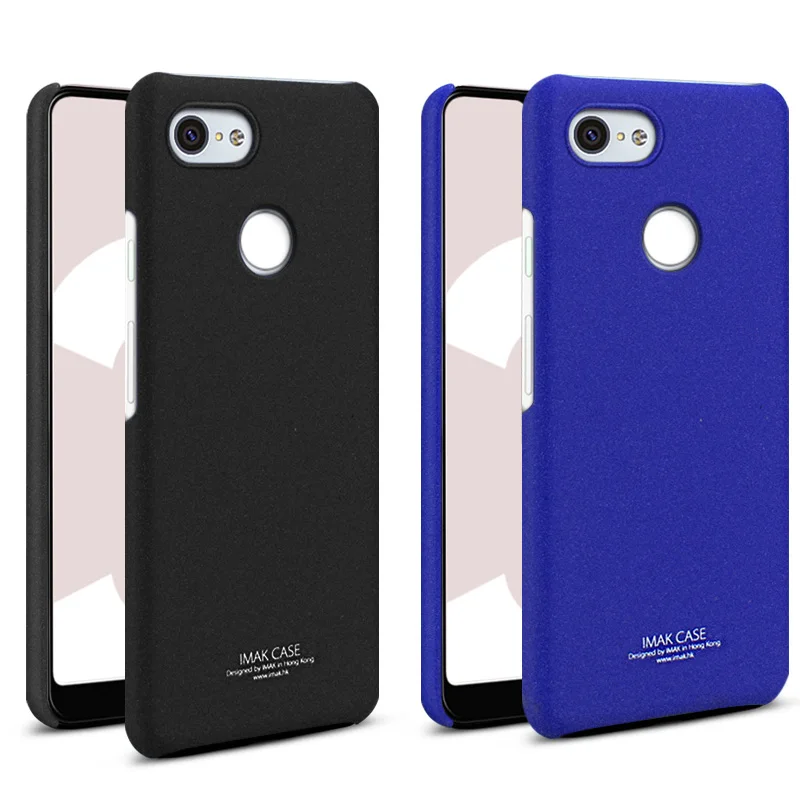 For Google Pixel 3 CASE Pixel3 XL Case With Screen Protector Imak cowboy Matte Back Cover Finger Ring Holder phone shell | Мобильные