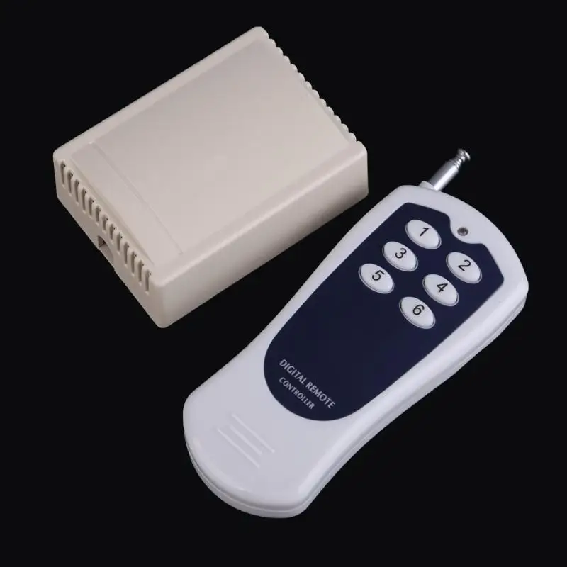 DC12V 6 CH кнопки 315 MHZ/433 MHZ Беспроводной RF пульт дистанционного управления передатчик