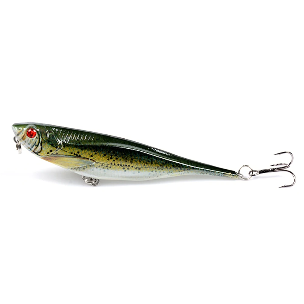

5.8cm 13.5g VIB Fishing Lures with Treble Hooks 3D Eyes Lifelike Fishing Bait Artificial Hard Bait Lure