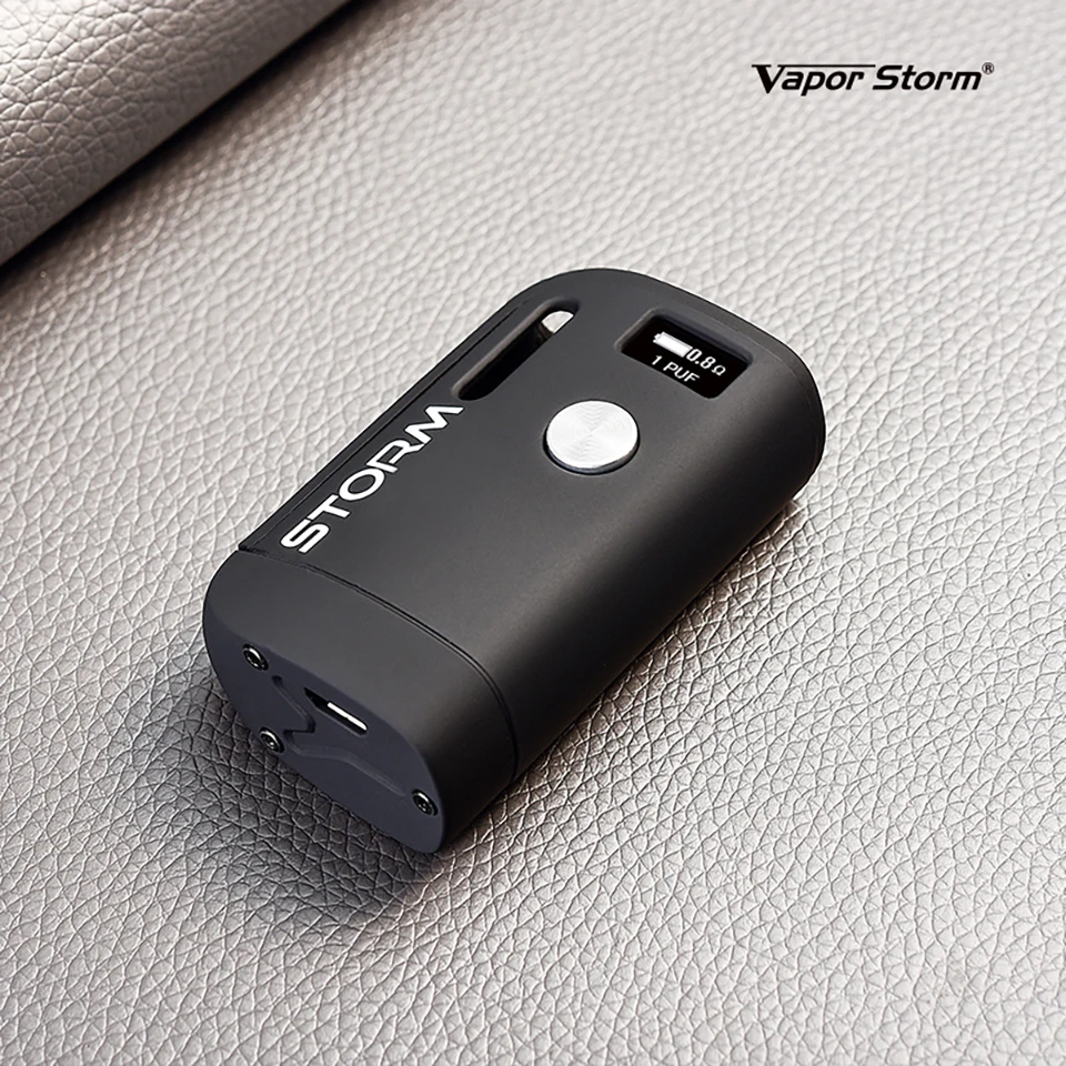Оригинальный мод Vapor Storm S1 CBD встроенный аккумулятор 800 мАч экран OLED электронная