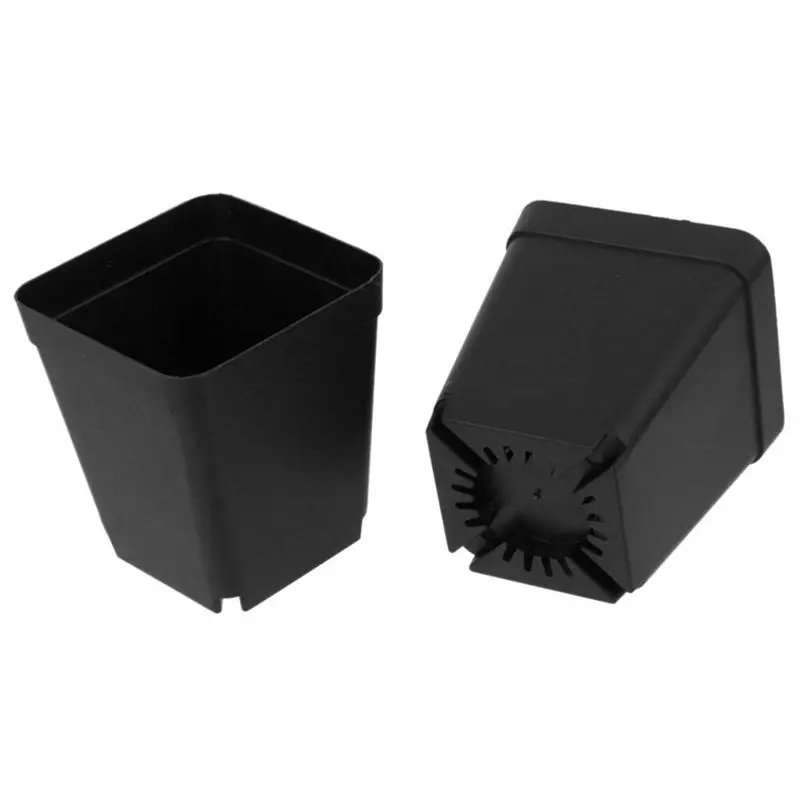 Открывающийся promotion 50pcs мини пластиковые цветочные горшки для растений питомника