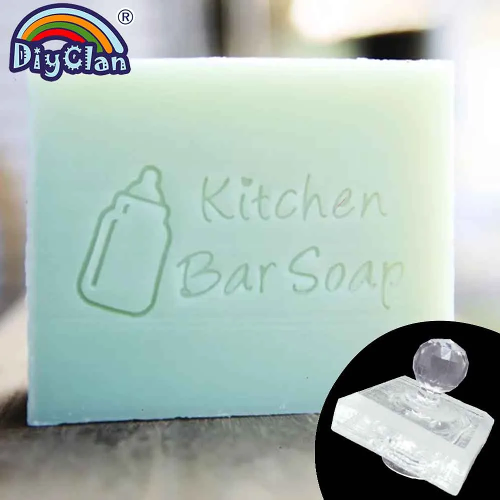 Симпатичный свежий кухонный штамп для изготовления мыла прозрачный Diy