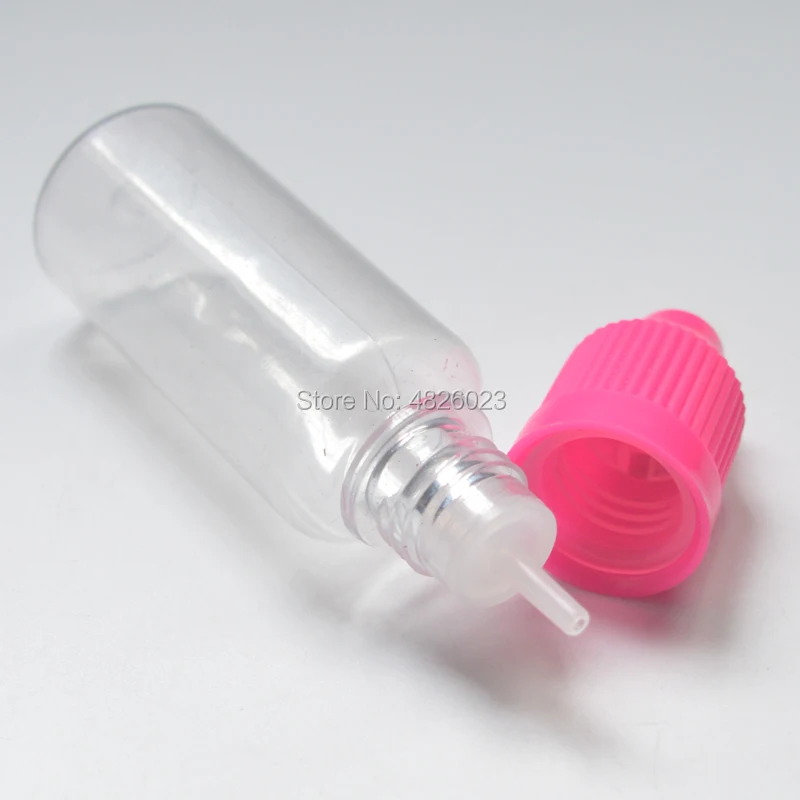1pcs Empty 20ml Clear PET Plastic Bottle E Liquid Dropper Bottles With Child Proof Cap Free Shipping | Дом и сад