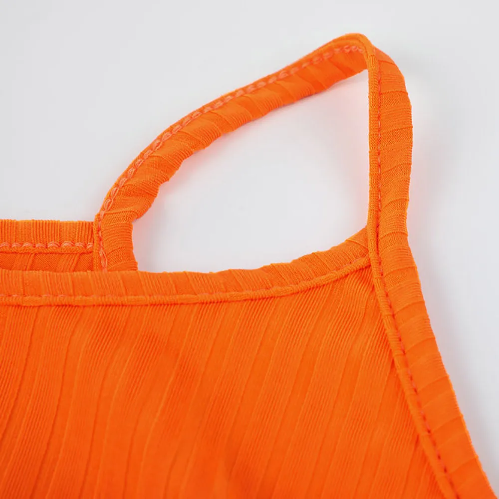 

Fashion Women Sexy Backless Basic Dresses Vestidos Bodycon Dress Strap Solid Dress Sling Sleeveless Holiday Party Mini Dress30