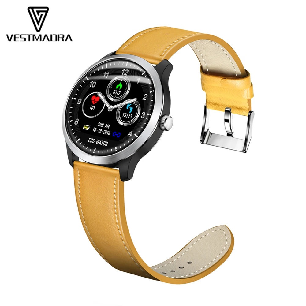 Смарт часы VESTMADRA N58 ECG PPG с электрокардиограммой мужские для фитнеса пульсометром